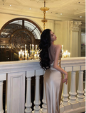 Sexy Mermaid Spaghetti Straps Champagne 18th Birthday Dress Party Gown Birthday Outfits Birthday Dress Ideas For Women HZ1121