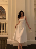 Sexy A line Spaghetti Straps White 21st Birthday Dress Party Gown Birthday Outfits Birthday Dress Ideas For Women HZ1121