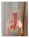 Cute A line Sweetheart Neck Short Pink Satin Formal 8th Grade Homecoming Dresses Summer Middle School Hoco Dress Homecoming Outfits HZ1121