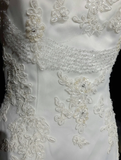 Classic Bridal Gown Mermaid Spaghetti Straps Satin White Wedding Dresses Minimalist Bridal Gowns HZ1121
