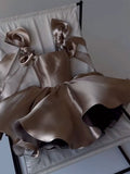 Cute A line Straps Summer Satin Homecoming Dress Hoco Dress Mini 20th Birthday Outfit Cocktail Dresses HZ1121