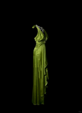 Retro Sheath Halter Green 20th Birthday Dress Long Prom Dress Birthday Outfits For Women HZ1121