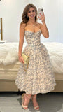 Sexy Ball Gown Sweetheart Floral Summer Dress Homecoming Dresses Party Outfits For Women HZ1121