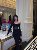 Sexy Mermaid Black 21st Birthday Dress Party Gown Birthday Outfits Birthday Dress Ideas For Women HZ1121