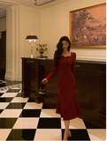 Sexy Sheath Burgundy Long Sleeves 21st Birthday Dress Party Gown Birthday Outfits Birthday Dress Ideas For Women HZ1121