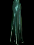 Vintage Sheath Spaghetti Straps Blue Mother Of Bride Dress Party Gown Floor Length For Summer Women HZ1121