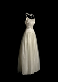 Pretty Wedding Dress Ball Gown Spaghetti Straps Ivory Tulle Long Wedding Dresses Bridal Gowns HZ1121