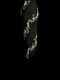 Retro Sheath One Shoulder Black Prom Dresses Evening Gowns Evening Dress HZ1121