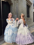Vintage Ball Gown Off The Shoulder Short Sleeves Spring 16th Birthday Dress Lolita Summer Dress 18th Birthday Outfits HZ1121