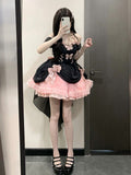Cute Ball Gown Sweetheart Pink Short Summer 18th Birthday Dress Lolita Dress Birthday Outfits HZ1121