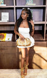 Cute Sheath Straps White Satin Short Summer Birthday Dresses Hoco Dress Mini 18th Birthday Outfit Cocktail Dresses HZ1121