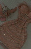 Pretty Sheath Straps Pink Silver Beads Summer 16th Birthday Dresses For Teens Hoco Dress Mini 18th Gold Birthday Outfit Cocktail Dresses For Women HZ1121