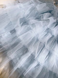 Pretty A line Scoop Light Sky Blue Summer 16th Birthday Dresses For Teens Hoco Dress Mini 18th Birthday Outfit Cocktail Dresses For Women HZ1121