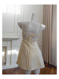 Pretty A Line Sleeveless Satin Summer 16th Birthday Dresses For Teens Hoco Dress Mini 18th Birthday Outfit Cocktail Dresses For Women HZ1121