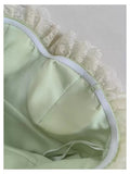 Trendy Ball Gown Spaghetti Straps Mint Green Sleeveless Formal Short 8th Grade Homecoming Dress Summer Middle School Hoco Dresses Cocktail Dress Birthday Outfits HZ1121