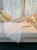 Trendy A line Spaghetti Straps Champagne Formal Short 8th Grade Homecoming Dress Summer Middle School Hoco Dresses Cocktail Dress Birthday Outfits HZ1121