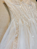 Trendy A line Spaghetti Straps Champagne Formal Short 8th Grade Homecoming Dress Summer Middle School Hoco Dresses Cocktail Dress Birthday Outfits HZ1121