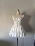 Pretty A line Square Lace Short Homecoming Dress Summer Middle School Formal 8th Grade Hoco Dresses Summer Holiday Dress Birthday Outfits HZ1121
